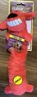 Multipet Loofa Bungee Scrunchy Red Dog Toy, 12"