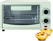 600W Electric Mini Oven, 12L Countertop Convection Toaster with 0-230 ℃ Adjustable Temperature and 30 Min Timer, Air Fryer Oven for Roasting, Baking, Grilling & Reheating