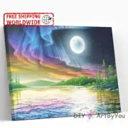 Moon Light Paint By Numbers Canvas Art Draw Artist Painting Oil Kit Home Decor