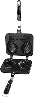 Waffle Maker, Nonstick Waffle Bakeware with 2 Sided Fish Shape Stainless Steel Mold, Suitable for Home Use