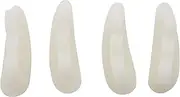 Hammer Toe Straightener and Corrector 4 Pack Soft Gel Crests Splints Reduce Foot Pain, Prevent Overlap Flexible Foot Care Treatment Stain, Odor