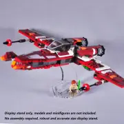 Display Stand for LEGO 9497 Republic Starfighter, Acrylic 3D stand only.