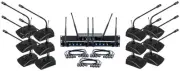 VocoPro, 12 Wireless Microphone System, XLR Connector, Black (DIGITALCONF12)