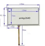 1Pcs NEW For 149*83 4 Wire Resistive 6 Inch Touch HLD-TP-1654-R1 #am