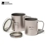 0.3L Camping Titanium Cup Light Weight Outdoor Portable Water Coffee Backpacking