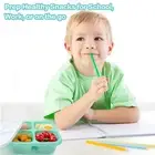 Stackable Food Container Leak-proof Lunch Box Leakproof Bento Boxes 4 Pcs