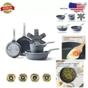 Healthy Nonstick Ceramic Frying Pan Set - Induction Compatible, Gift Ready