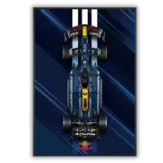Acrylic Top-Speed Wall Mount Display for LEGO® Technic™ Red Bull Racing RB20