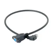 Fast Speed USB 3.0 B Male to Female Extension Cable with Mounting Screws for