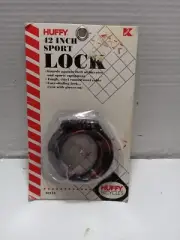 Huffy 42 Inch Sport Combination Lock Vinyl Coated Steel Cable Brand new Sealed