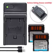 Li-ion Battery / Micro Charger for JVC BN-VF707 & JVC GR-D244 GR-D244U GR-D244US