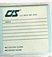 3.5" Floppy Disk Label Sticker Pack of 10 CIS Branded Labels