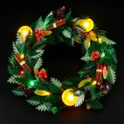 LED Light Kit for Lego 10340 Icons Wreath Building Set, Compatible with Lego