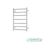 Fienza Isabella Heated Towel Rail 600 x 800mm Chrome