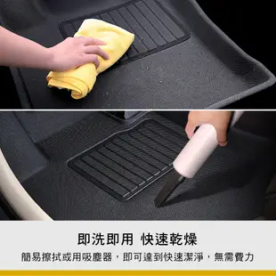 【3D Mats】 卡固立體汽車踏墊適用於Mazda CX-9 2020~2024(6人座/第二排無扶手後座無安全帶護蓋