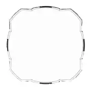 KC HiLiTES FLEX ERA 4 - Light Shield / Hard Cover - Clear 5326