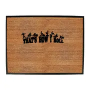 Thats How Roll Rainbow - Funny Novelty Doormat Man Cave Floor mat