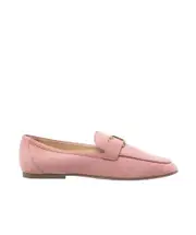round head loafer shoes 36,38.5,38,39 pink