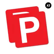 2X P Probationary Plate Red Sticker Aussie Car Flag 4x4 Funny Ute #5969EN