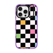 iPhone 16 Pro Impact Ring Stand Case MagSafe Compatible Disco Lights by SOFE Store