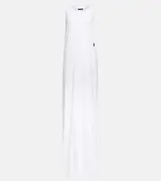 [Ann Demeulemeester] Ann Demeulemeester Fernande flared cotton gown AU 10 white