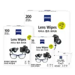 蔡司鏡頭擦拭清潔劑 50/100/200 張/眼鏡鏡頭相機鏡頭智能手機屏幕顯示器清潔/來自韓國首爾