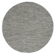 Nordic Charcoal Reversible Wool Round Rug