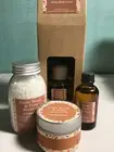 Reed Diffuser, Handmade soy candle Exotic Wood & Ylang Bath Salts & Bath Oil Set
