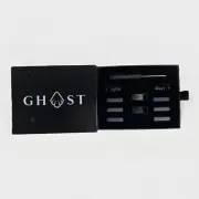 GHOST sneakers Shoe Lace Charms Kit For Nike Air Force 1 Black Metal Lace Tag
