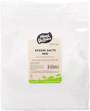 Honest to Goodness, Natural Epsom Salts, 5 kg - Sustainably extracted from natural deposits in Germany, 100% Natural therapeutic properties. Dissolves Easily.