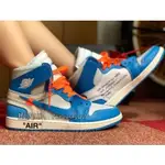 OFF-WHITE X AIR JORDAN 1 “UNC" AQ0818-148 北卡藍 藍球鞋 喬丹一代