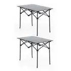 2x Adventure Kings Portable Aluminium Roll Up Camping Table Picnic outdoor Party