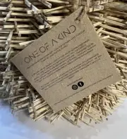 Organic Basket By Hollis And Hanh One Of A Kind Black And Tan Natural Brand New
