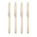 Mepra Stile Ice Champagne Steak Knives 4 Piece Set