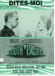 RODGERS AND HAMMERSTEIN "DITES-MOI" SHEET MUSIC-SOUTH PACIFIC-1949-NEW ON SALE!!