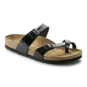 Birkenstock Birko Flor MAYARI Patent Black BNIB 071091
