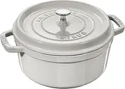 KOM Round 24 cm White Truffle New Classic STAUB 11024107