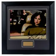 Julia Nickson Personally Signed Star Trek Next Gen V1 8 x 10 Photograph Framed