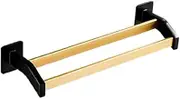 Towel Hanger Double Towel Shelf Adhesive Towel Rack No Drilling Wall Mounted Space Aluminum for Kitchen Toilet LWX