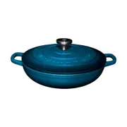 Maxwell & Williams Cookware Cast Iron Braiser 27cm/3.3L - Midnight Blue