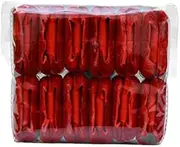 MilesMagic Magician's Set of 12 Classic Mouth Coils Paper Coil Gimmick for Real Parties or Magic Tricks, Red