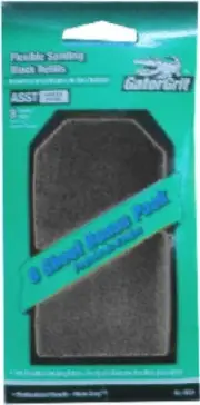 5 Pack - Waterproof Hook & Loop Sanding Block Refill Sheets, 8-Pk. -4125