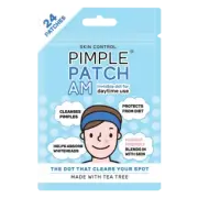 Skin Control Pimple Patch AM 24pk Cleanses Pimples Whiteheads Makeup Friendly