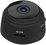 zolyet WiFi Motion Detection Camera Portable Metal Cameras Light Weight 1080P Loop Cam with Holder Black Without ry Card