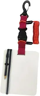 ａ aternee Diving Writing Board Underwater Writing Pad with Clip and Pencil Notebook Reusable Communication Tool Underwater Notepad