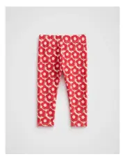 [Seed Heritage] Flower Legging in Chilli Red