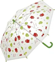 Skater UBV45-A Children's Vinyl Umbrella, 17.7 inches (45 cm), Gachapin & Mook, Age 5-6 Years, Approx. 41.3-45.3 inches (105-115 cm), Elementary School Students, Hand Opening, 8 Ribs, Hard To