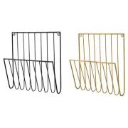 Magazine Rack Decorative Wall Mount File Holder for Documents Papers Folders