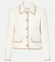 [Veronica Beard] Veronica Beard Makayla cotton-blend jacket AU 20 white