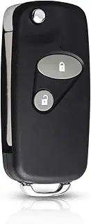 FLJKCT 2/3 Buttons Key Protective Shell Modified Car Remote Folding FILP Key Shell Case,for Honda Accord Civic HRV CRV S2000 Jazz
